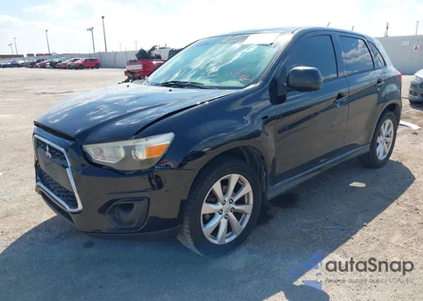 2015 Mitsubishi Outlander Sport Es from USA, damaged, VIN 4A4AP3AW9FE036228